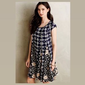 Anthropologie Maeve Indiga Swing Dress